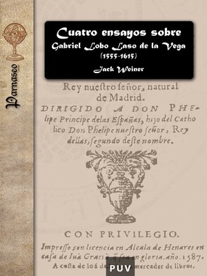 cover image of Cuatro ensayos sobre Gabriel Lobo Laso de la Vega (1555-1615)